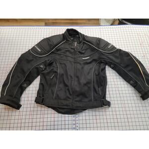 Tourmaster Intake Series 2 Mens Size L / 44 Motorcycle Jacket Padded No Liner